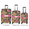 Birds & Butterflies Luggage Bags all sizes - With Handle