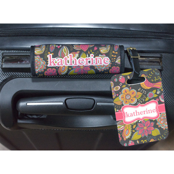 Birds & Butterflies Luggage Wrap & Tag