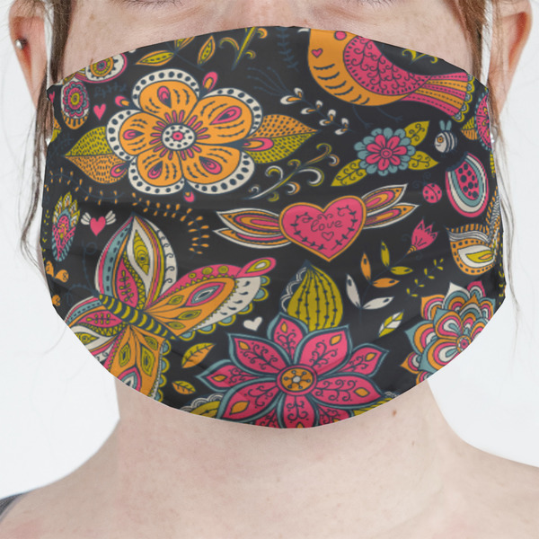 Custom Birds & Butterflies Face Mask Cover