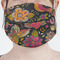 Birds & Butterflies Mask - Pleated (new) Front View on Girl