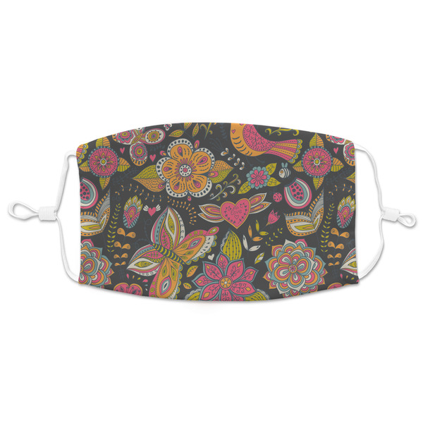 Custom Birds & Butterflies Adult Cloth Face Mask - XLarge