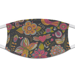 Birds & Butterflies Cloth Face Mask (T-Shirt Fabric)