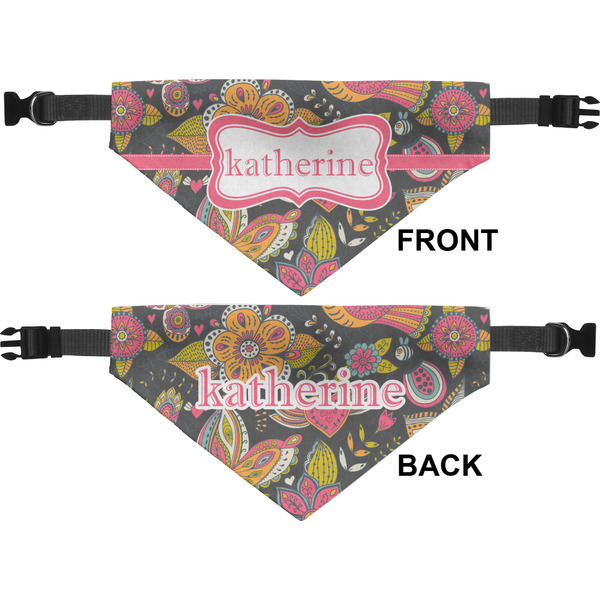 Birds & Butterflies Medium Dog Bandana Approval