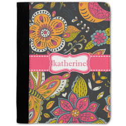 Birds & Butterflies Notebook Padfolio - Medium w/ Name or Text