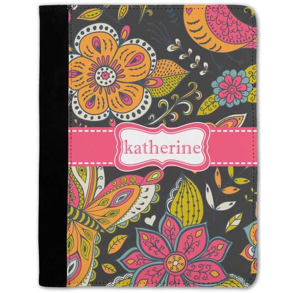 Custom Birds & Butterflies Notebook Padfolio w/ Name or Text
