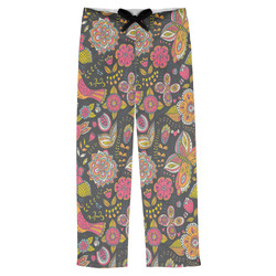 Birds & Butterflies Mens Pajama Pants (Personalized)