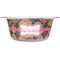 Birds & Butterflies Stainless Steel Dog Bowl (Personalized)