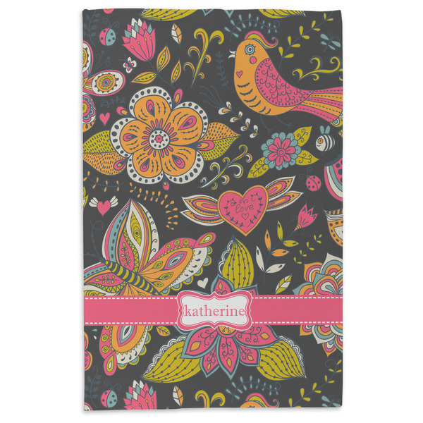 Birds & Butterflies Microfiber Dish Towel - APPROVAL