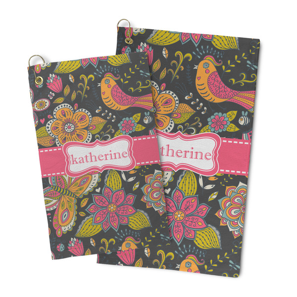 Birds & Butterflies Microfiber Golf Towel - PARENT/MAIN
