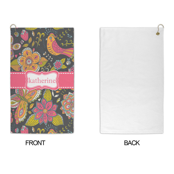 Birds & Butterflies Microfiber Golf Towels - APPROVAL