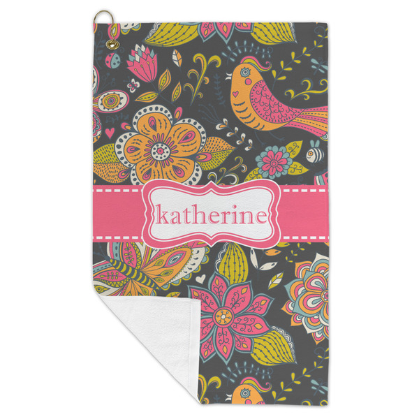 Birds & Butterflies Microfiber Golf Towels - FOLD