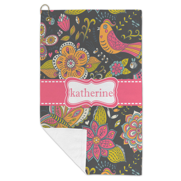 Birds & Butterflies Microfiber Golf Towels - FOLD
