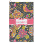 Birds & Butterflies Microfiber Golf Towel (Personalized)