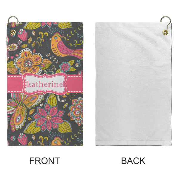 Birds & Butterflies Microfiber Golf Towels - Small - APPROVAL