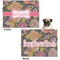 Birds & Butterflies Microfleece Dog Blanket - Regular - Front & Back