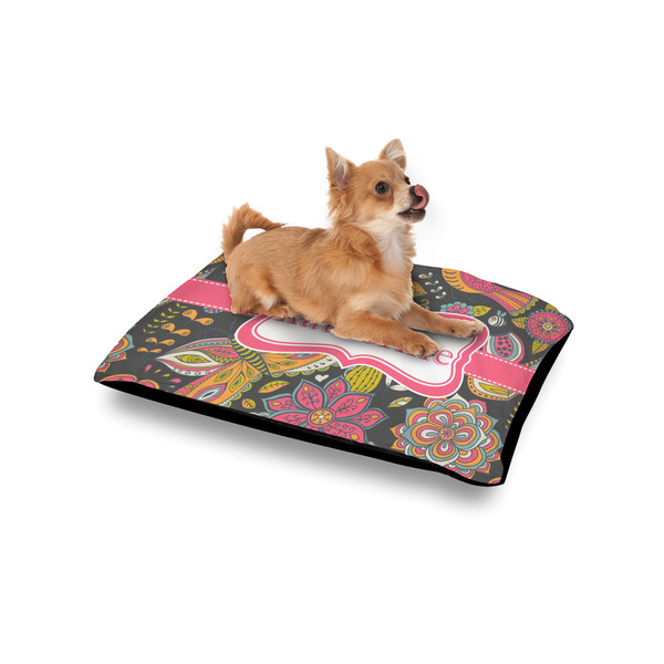 Birds & Butterflies Outdoor Dog Beds - Small - IN CONTEXT