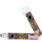 Birds & Butterflies Pacifier Clip (Personalized)