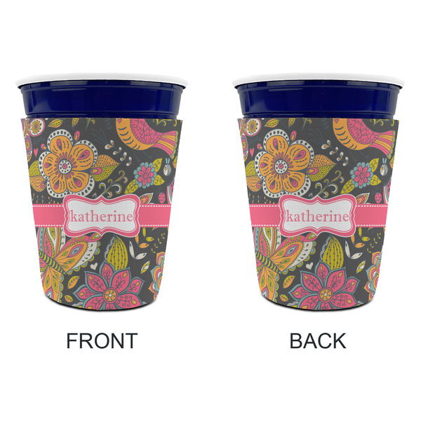 Birds & Butterflies Party Cup Sleeves - without bottom - Approval