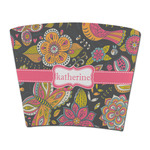 Birds & Butterflies Party Cup Sleeve - without bottom (Personalized)