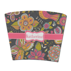 Birds & Butterflies Party Cup Sleeve - without bottom (Personalized)