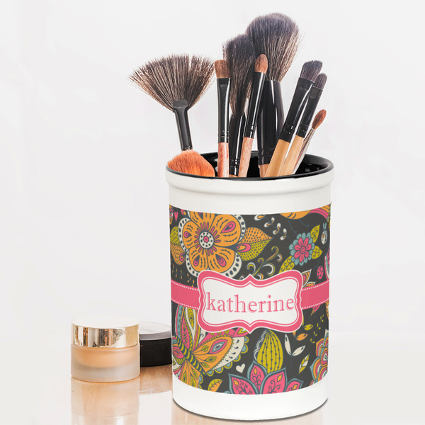 Birds & Butterflies Pencil Holder - LIFESTYLE makeup