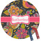 Birds & Butterflies Round Fridge Magnet (Personalized)