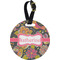 Birds & Butterflies Personalized Round Luggage Tag