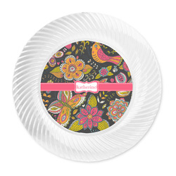 Birds & Butterflies Plastic Party Dinner Plates - 10" (Personalized)