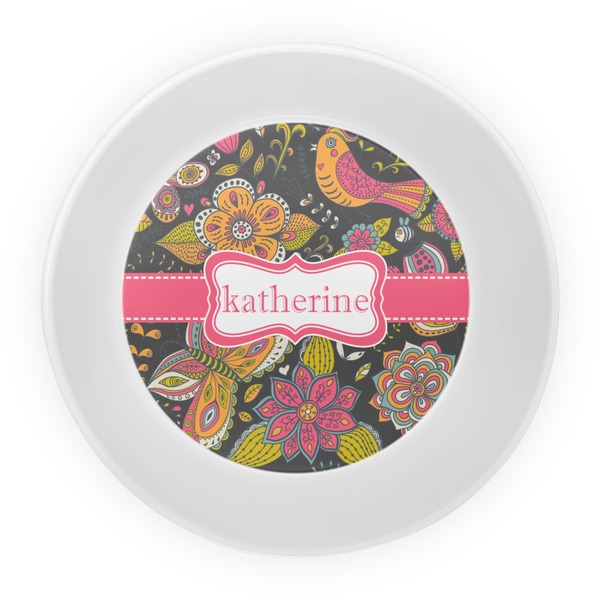 Birds & Butterflies Melamine Bowl - Center