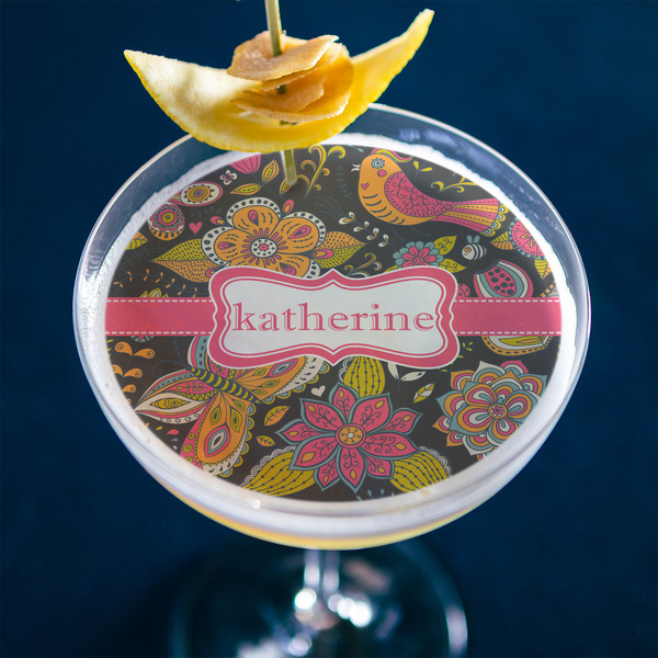 Birds & Butterflies Printed Drink Topper - XLarge - In Context