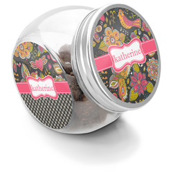 Birds & Butterflies Puppy Treat Jar (Personalized)