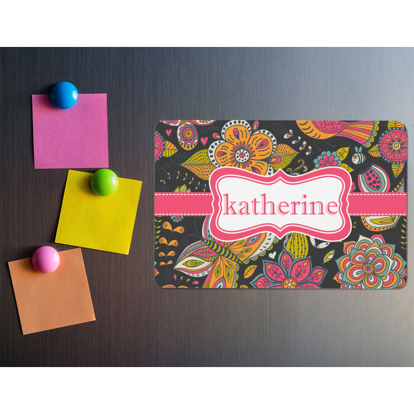 Birds & Butterflies Rectangular Fridge Magnet - LIFESTYLE