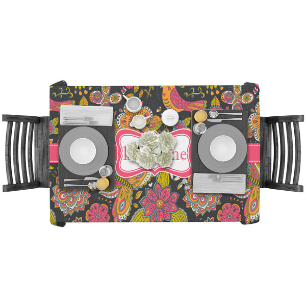 Birds & Butterflies Rectangular Tablecloths - LIFESTYLE