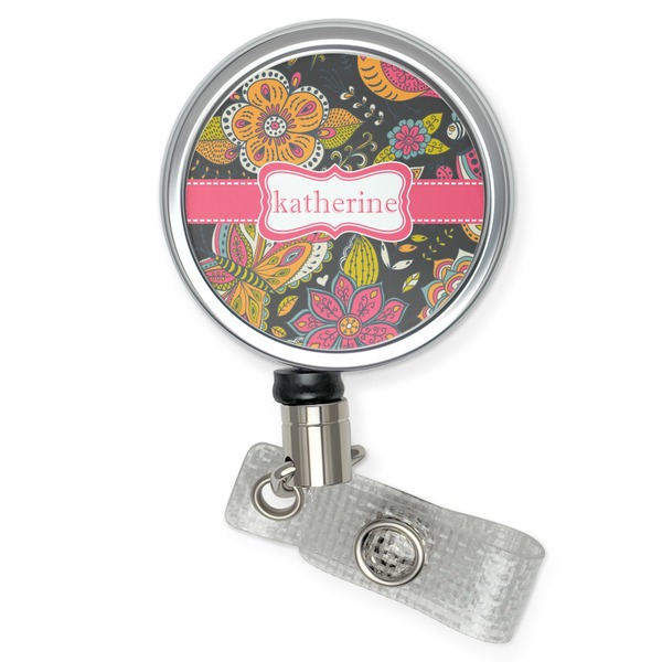 Custom Birds & Butterflies Retractable Badge Reel (Personalized)