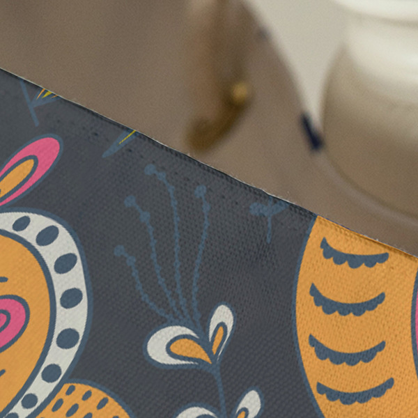 Birds & Butterflies Large Rope Tote - Close Up View