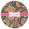 Birds & Butterflies Round Rubber Backed Coaster (Personalized)