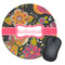 Birds & Butterflies Round Mouse Pad