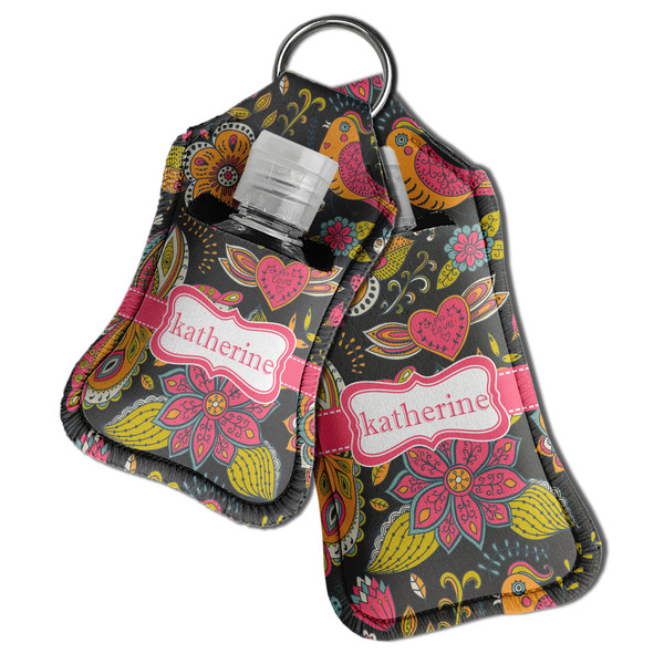 Birds & Butterflies Sanitizer Holder Keychain - Both in Case (PARENT)