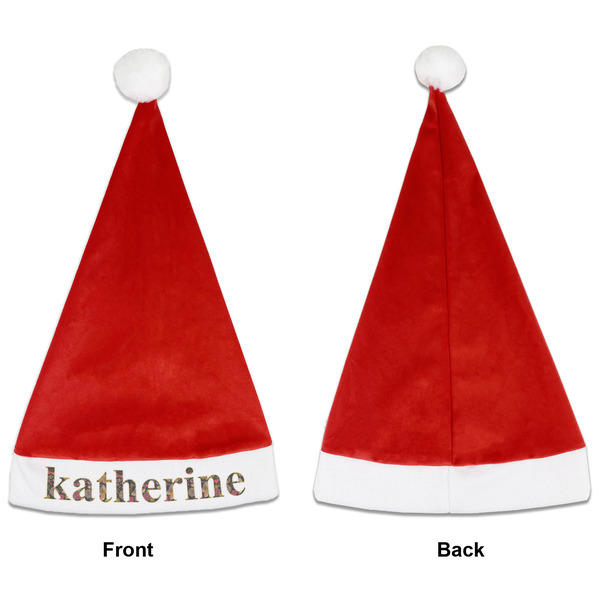 Birds & Butterflies Santa Hats - Front and Back (Single Print) APPROVAL