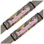 Birds & Butterflies Seat Belt Covers (Set of 2) (Personalized)