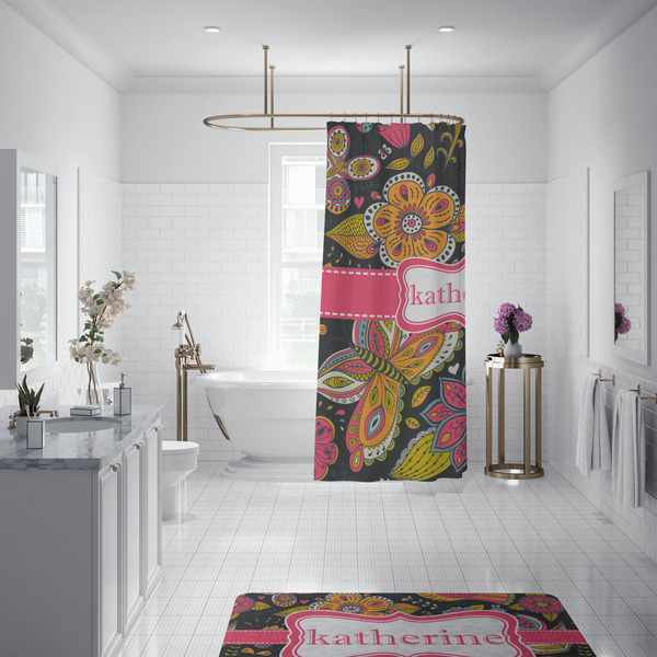 Birds & Butterflies Shower Curtain - Custom Size