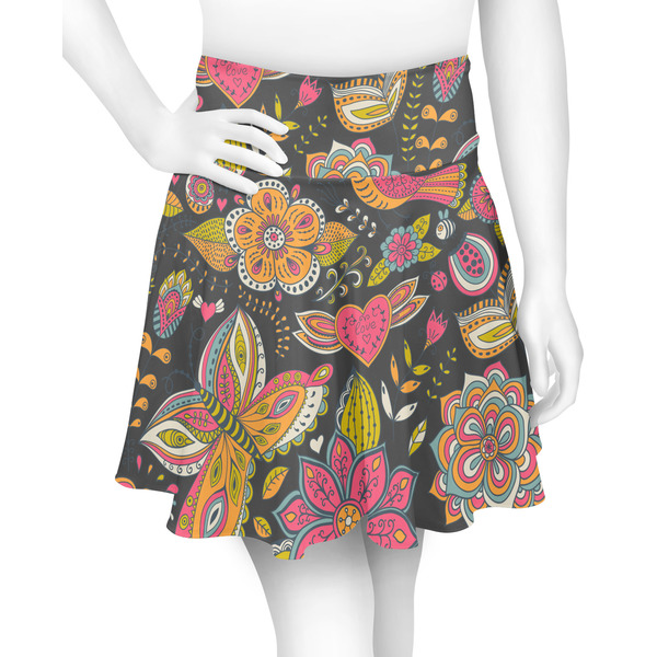 Custom Birds & Butterflies Skater Skirt - 2X Large