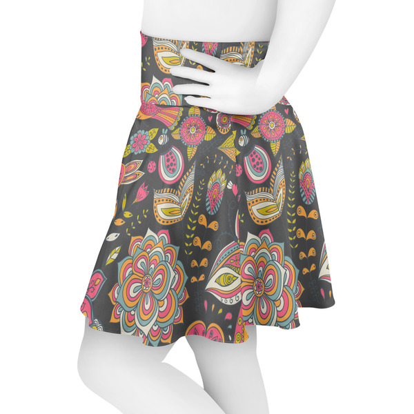 Birds & Butterflies Skater Skirt - Side