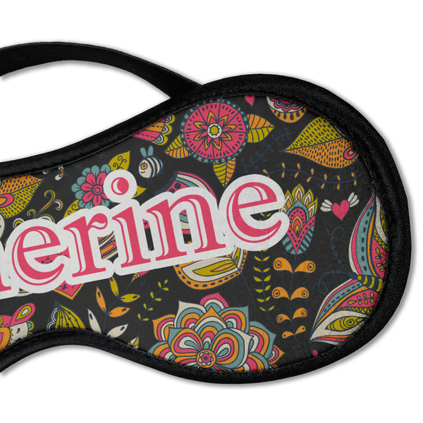 Birds & Butterflies Sleeping Eye Mask - DETAIL Large