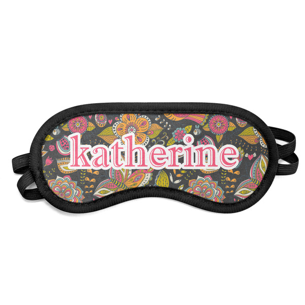 Custom Birds & Butterflies Sleeping Eye Mask - Small (Personalized)