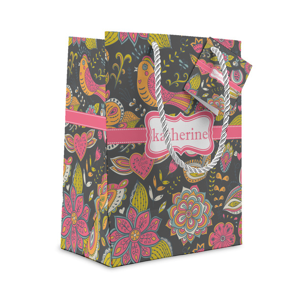 Custom Birds & Butterflies Small Gift Bag (Personalized)