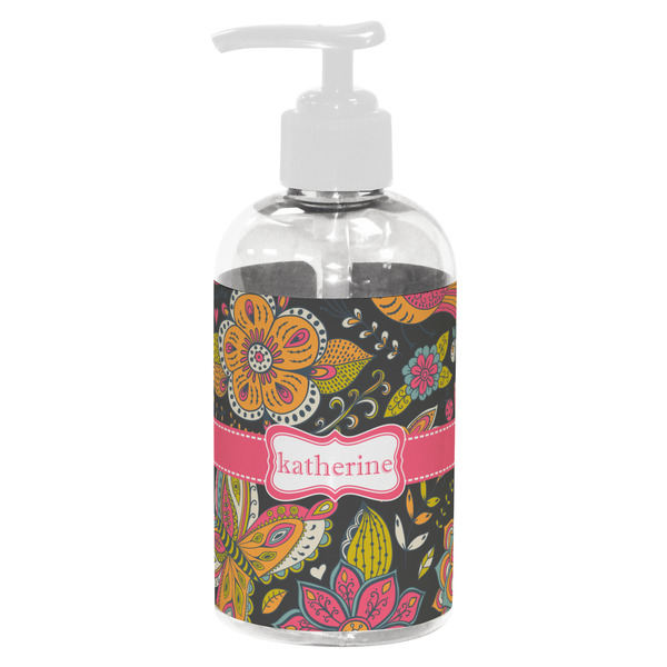 Birds & Butterflies Small Liquid Dispenser (8 oz) - White