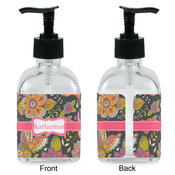 Birds & Butterflies Glass Soap/Lotion Dispenser - Approval