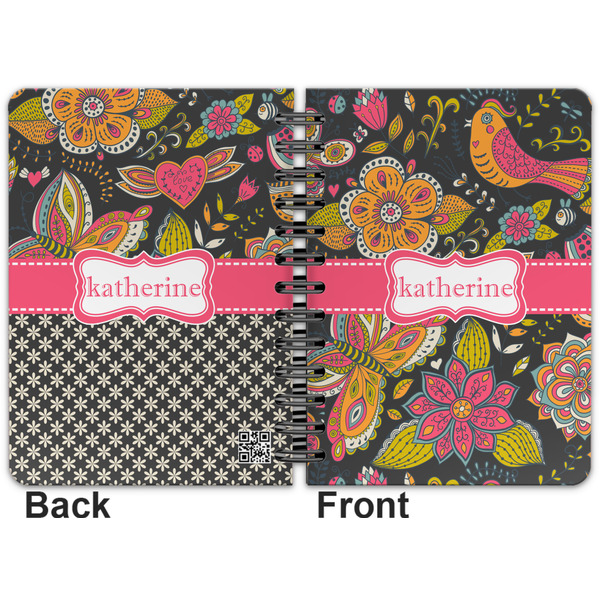 Birds & Butterflies Spiral Journal 5 x 7 - Apvl