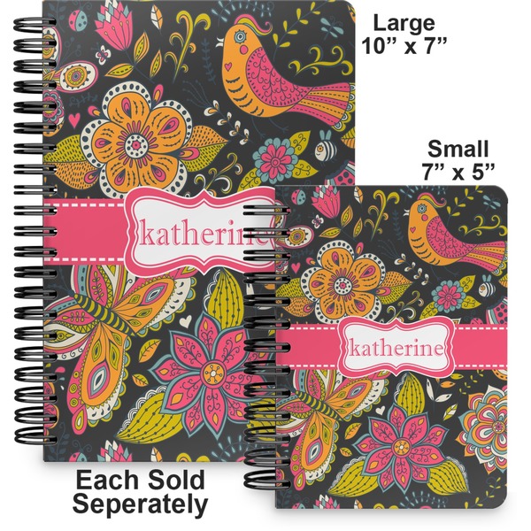 Birds & Butterflies Spiral Journal - Comparison